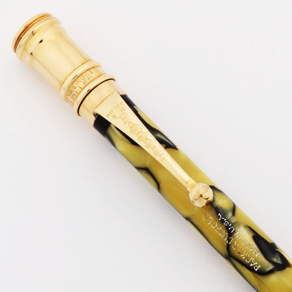 Parker Duofold Junior Mechanical Pencil - Black & Pearl (Excellent