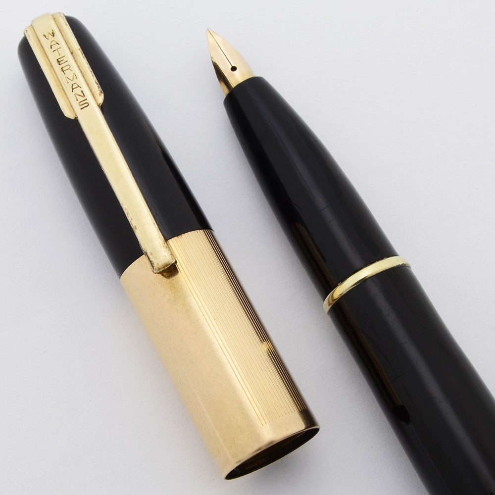1940‘s Waterman taperite 万年筆 Waterman Taperite Citation Fountain Pen (1940s) - Black, Medium