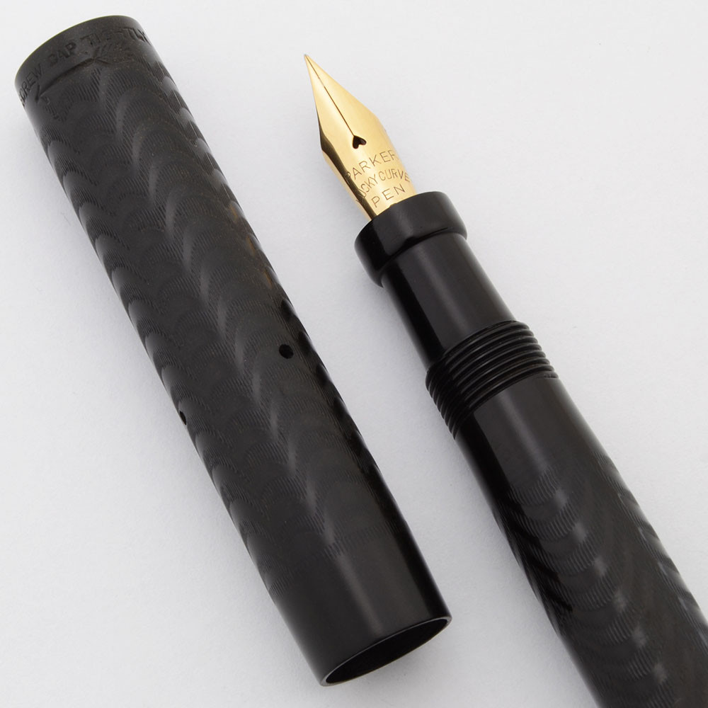 Parker Lucky Curve Pen No. 2-1/2 (1920s) - BCHR, Fine Full Flex #2