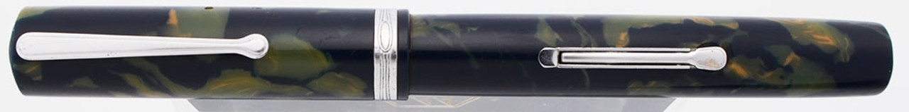 Waterman 94 Fountain Pen - Non-Functioning Demonstrator Model, Blue & Cream Celluloid, No Nib (Excellent)