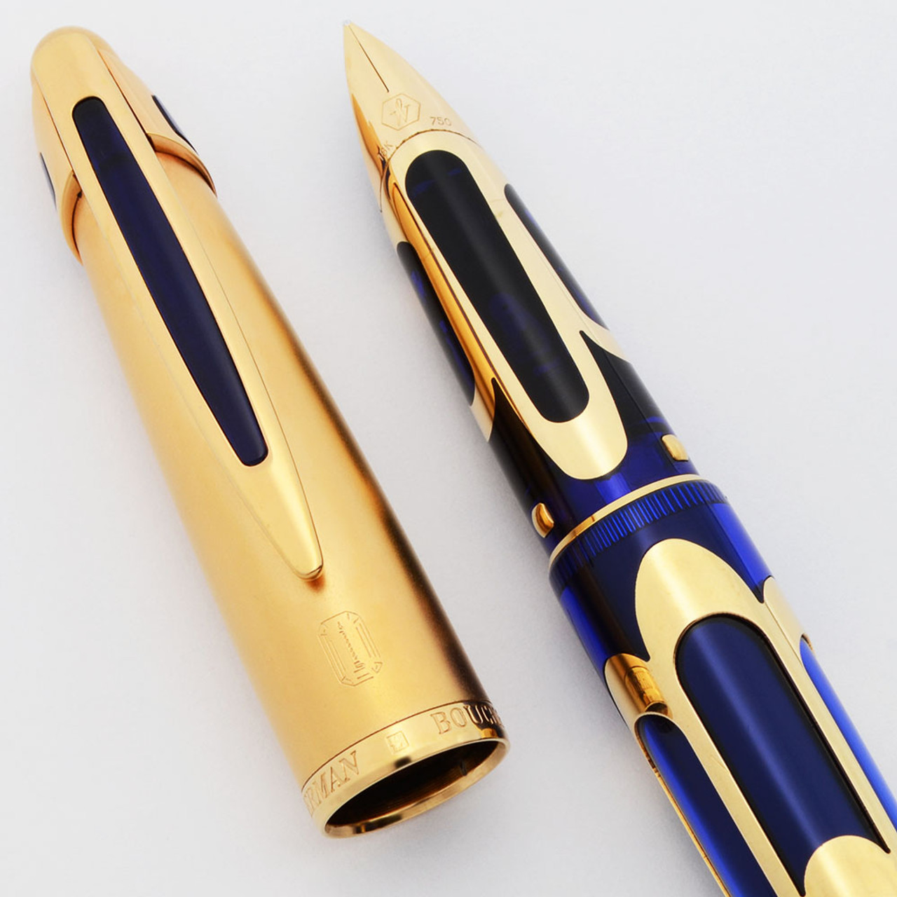Waterman Edson Boucheron LE Fountain Pen (Late 1990s) - Blue
