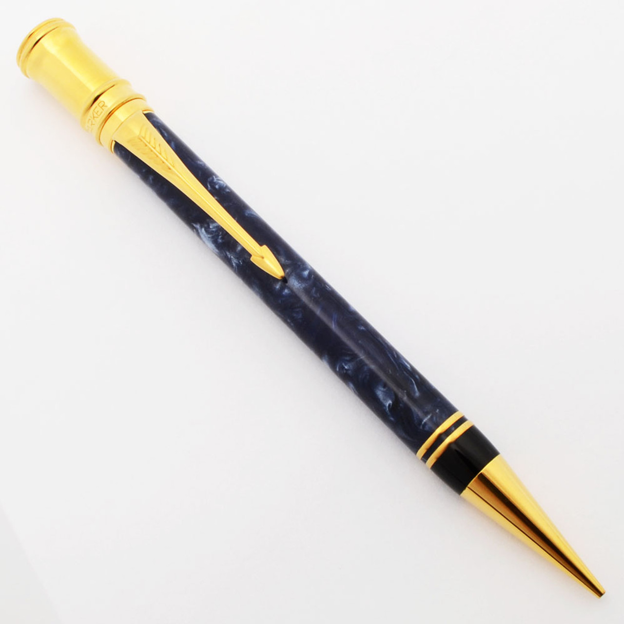 Parker Modern Duofold Ballpoint    Mark I, Blue Marble Excellent,  Works Well