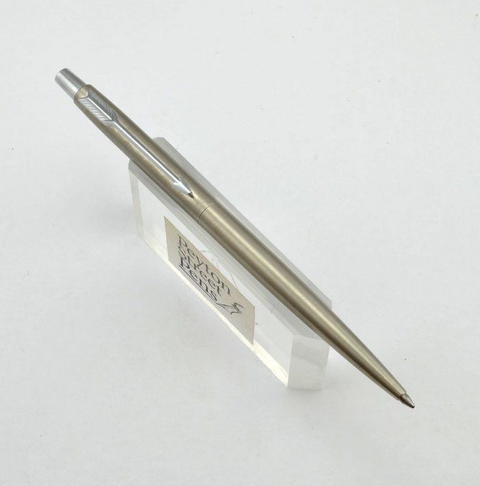 Parker 75 Classic Ballpoint Pen - Flighter, Stainless w Steel Trim