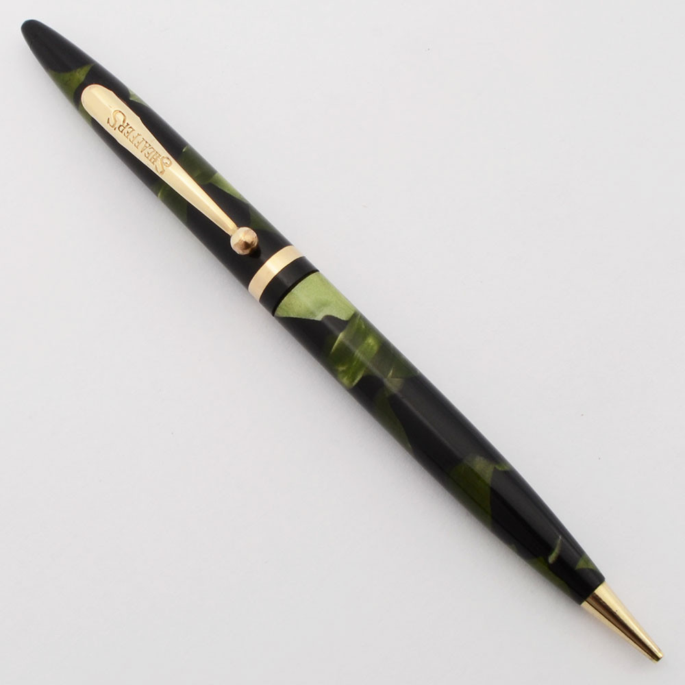 Sheaffer Balance Oversize Mechanical Pencil (1930s) - Marine Green