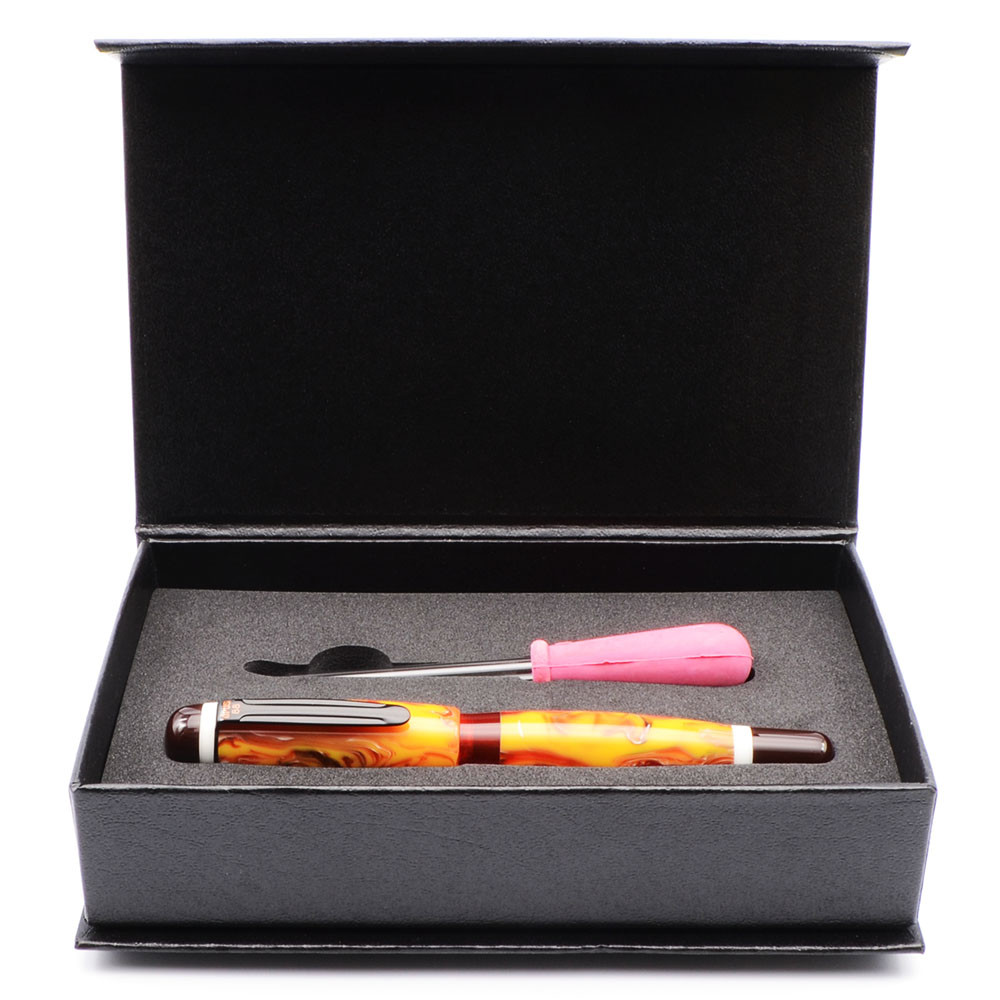 ポピー/ムカデラス ソフビ Opus 88 Bela Japanese-Style Eyedropper - Orange/Red, Extra-Fine