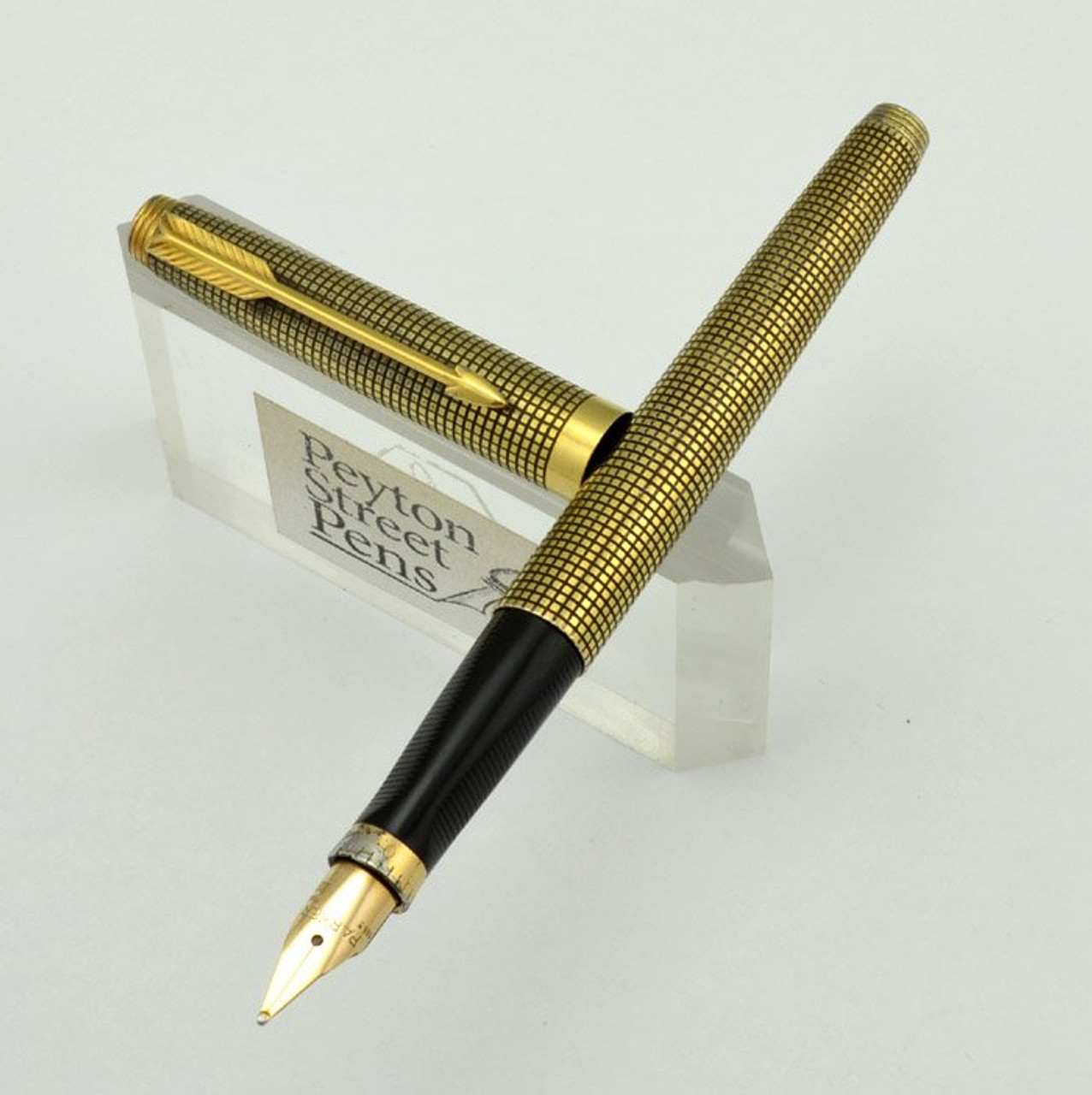 Parker 75 Fountain Pen - Vermeil, US-Made, Dish Tassies, Medium