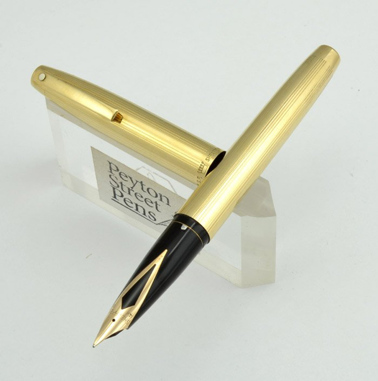 Sheaffer Imperial 777 Fountain Pen - Gold Filled, Fine 14k Nib (Excellent)