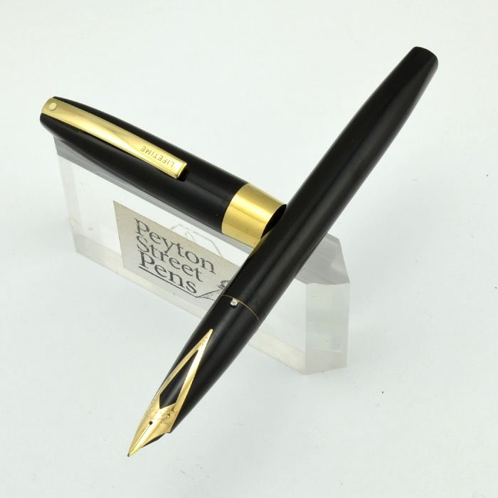 Sheaffer Lifetime 1250 Cartridge Pen - Black, Fine 14k Inlaid Nib