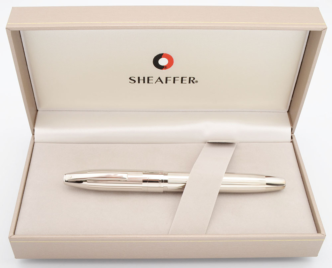 Sheaffer Legacy Heritage Rollerball Pen (2003) - Deep Cut Palladium (Near Mint in Box, Works Well)