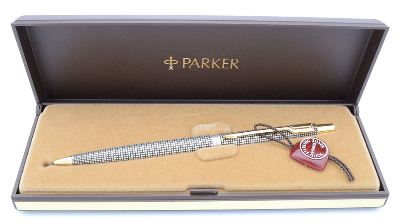 Parker 75 Classic Mechanical Pencil  (USA, 1981)- Sterling Cisele, 0.9mm Leads (Excellent +,  in Box, Works Well)