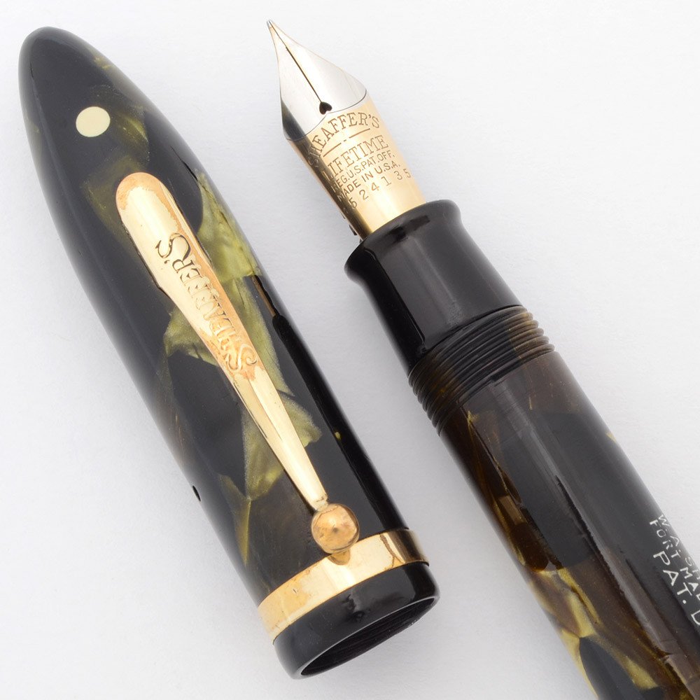 Sheaffer Balance Lifetime Oversize Fountain Pen (1930s) - Green