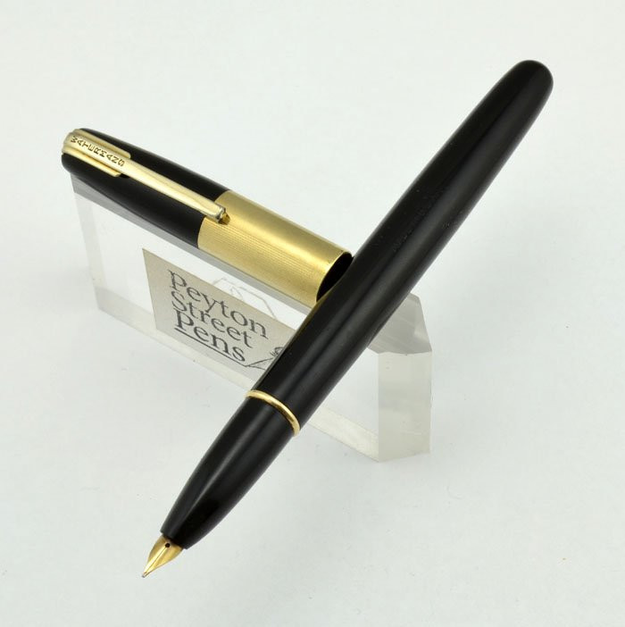 Waterman Taperite Citation Fountain Pen - Black, Medium (Excellent