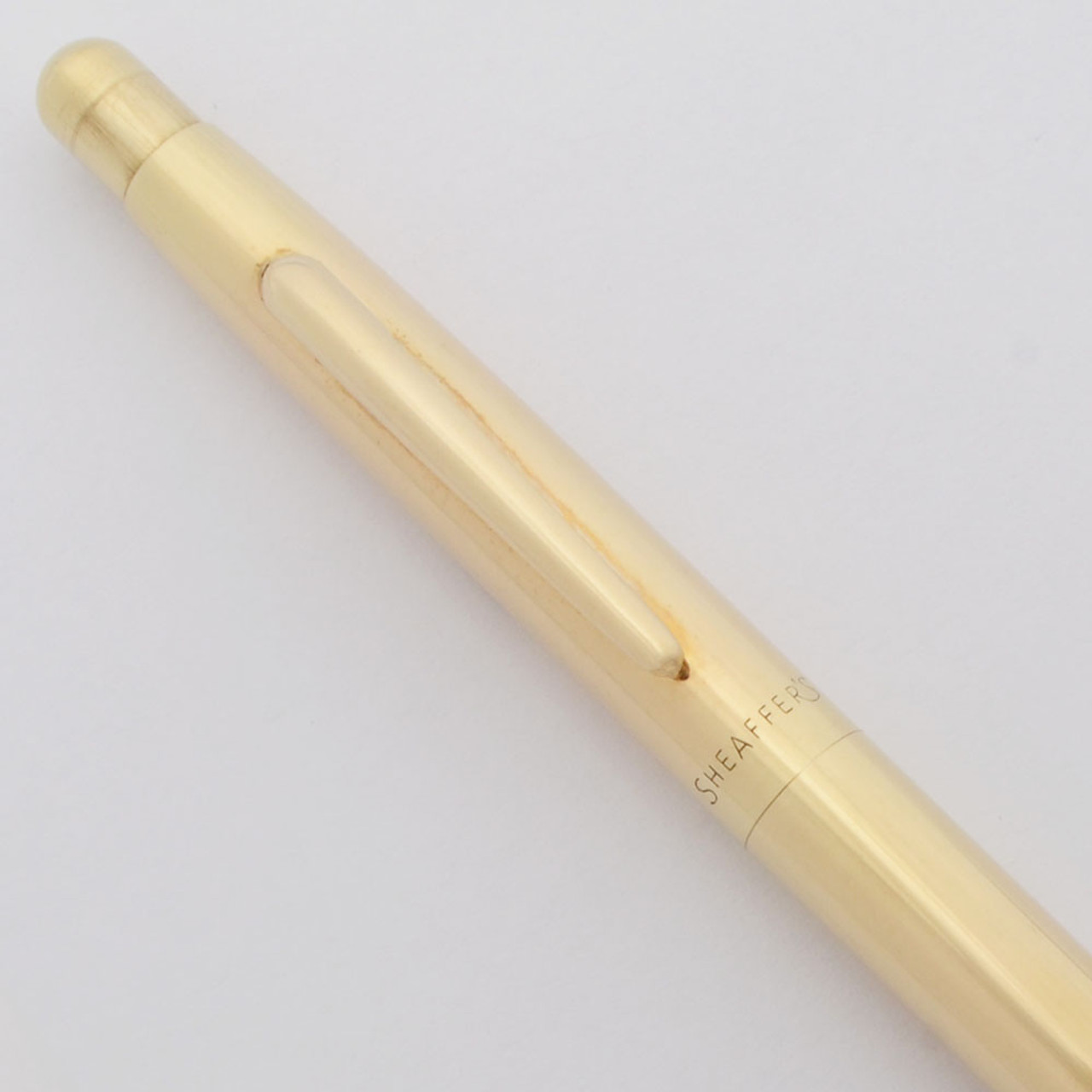 Sheaffer Stratowriter Ballpoint  (1946) - Gold Filled, Adapted for Modern Refills  (Excellent, Works Well)