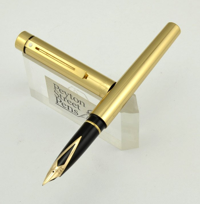 Sheaffer Targa 1020 Fountain Pen - Imperial Brass, Medium (Near