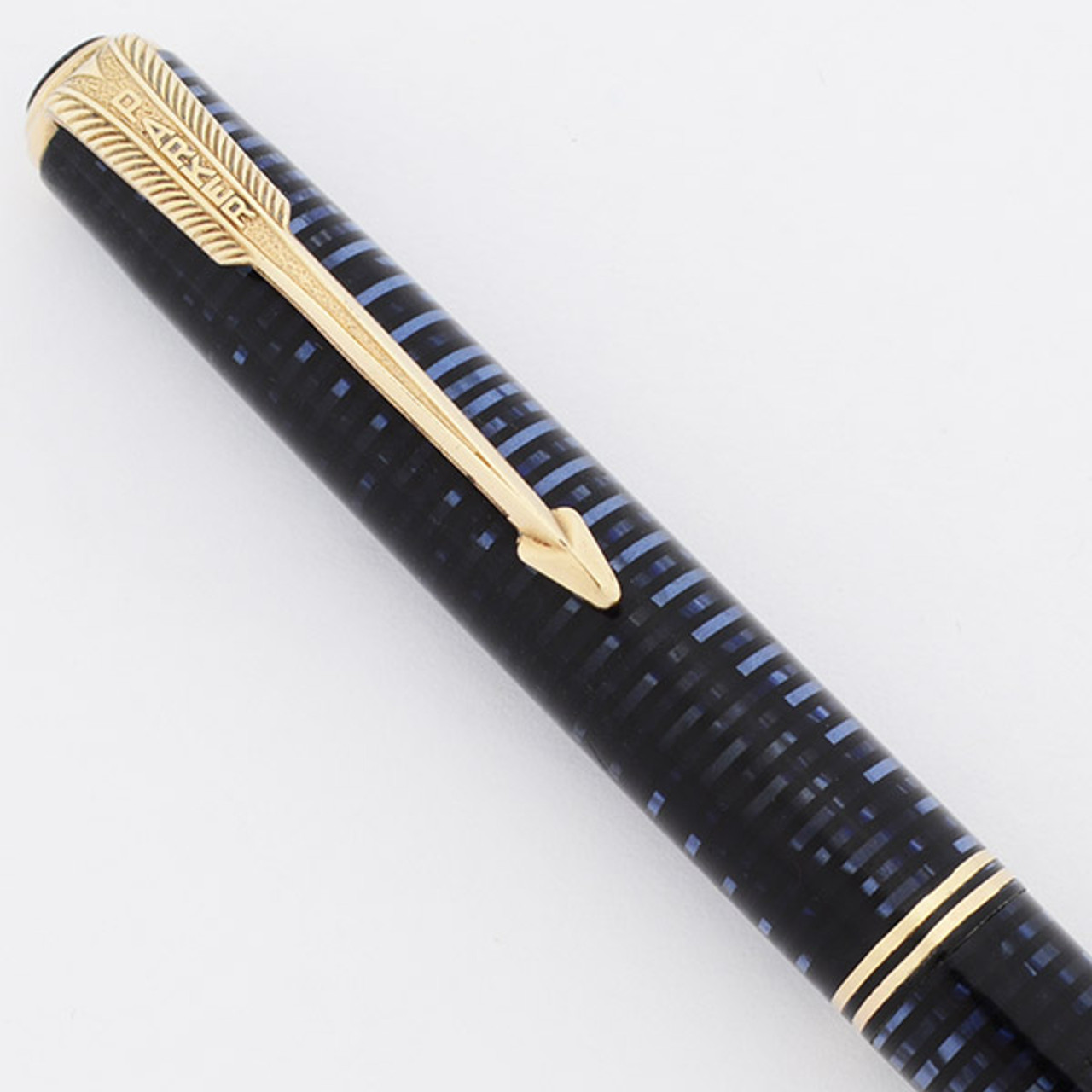 Parker Vacumatic Junior Mechanical Pencil (1941) - Azure Pearl w/GT, 0.9mm Lead (Excellent, Works Well)
