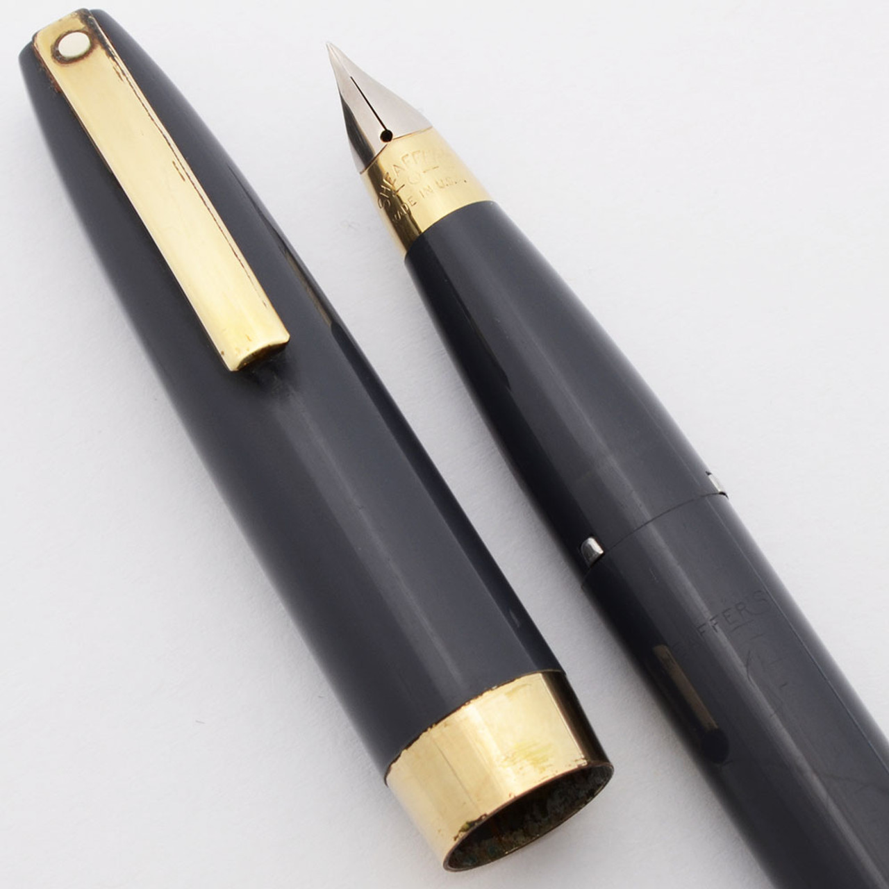 Sheaffer Imperial III Touchdown Fountain Pen (1960s)- Grey