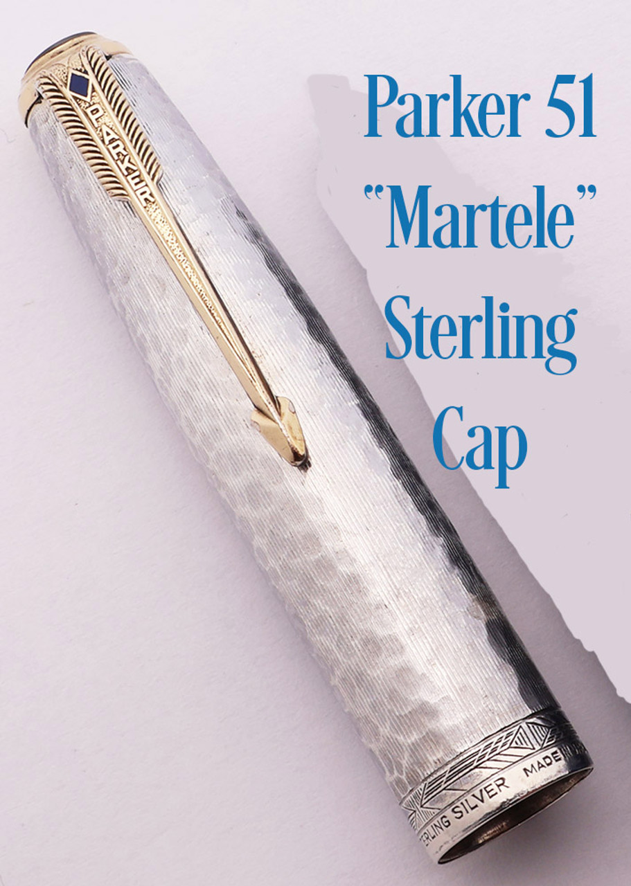 Parker Kullock "Fantasy 51" Cap - Hammered ("Martele") Sterling Silver Cap (CAP ONLY, Excellent)