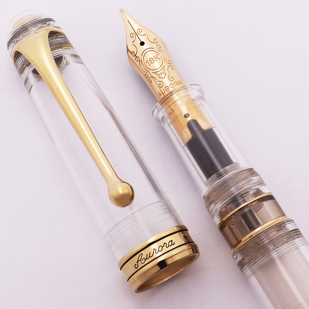 AURORA 88 Demonstrator 万年筆　字幅M Aurora 88 Demonstrator LE Fountain Pen (#1580) - Gold Trim, 18k
