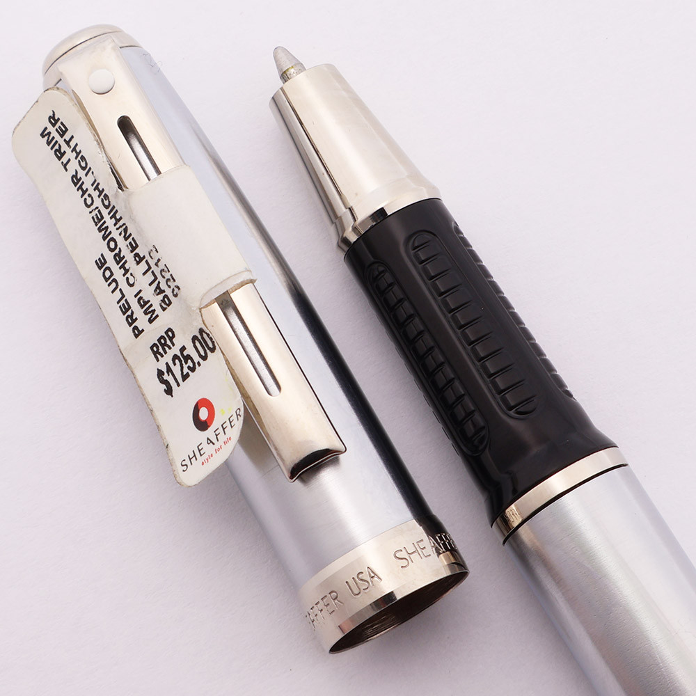 Sheaffer Prelude MPI Multi-Pen - Brushed Chrome, Shiny Chrome Trim