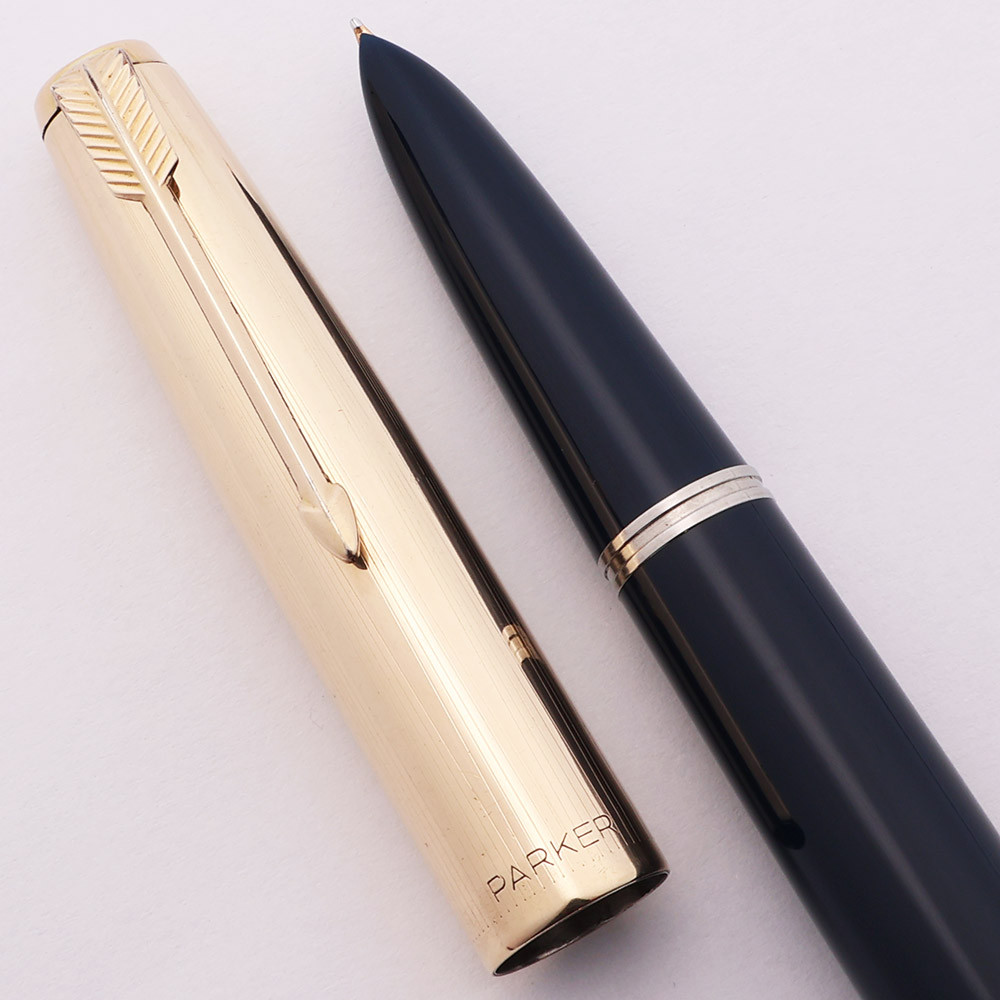 Parker 51 Aerometric (1950s) - Midnight Blue, Gold Filled
