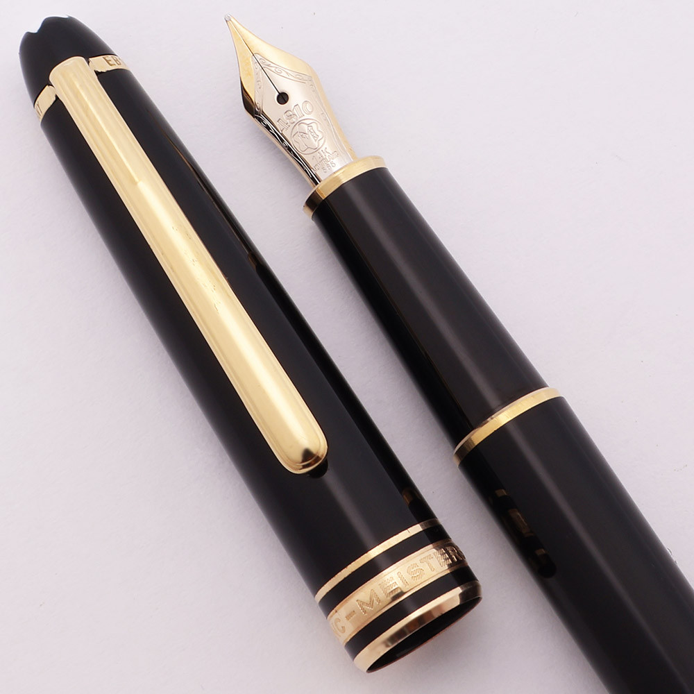 Montblanc Meisterstuck 144 Fountain Pen (1980s) - Black, Gold