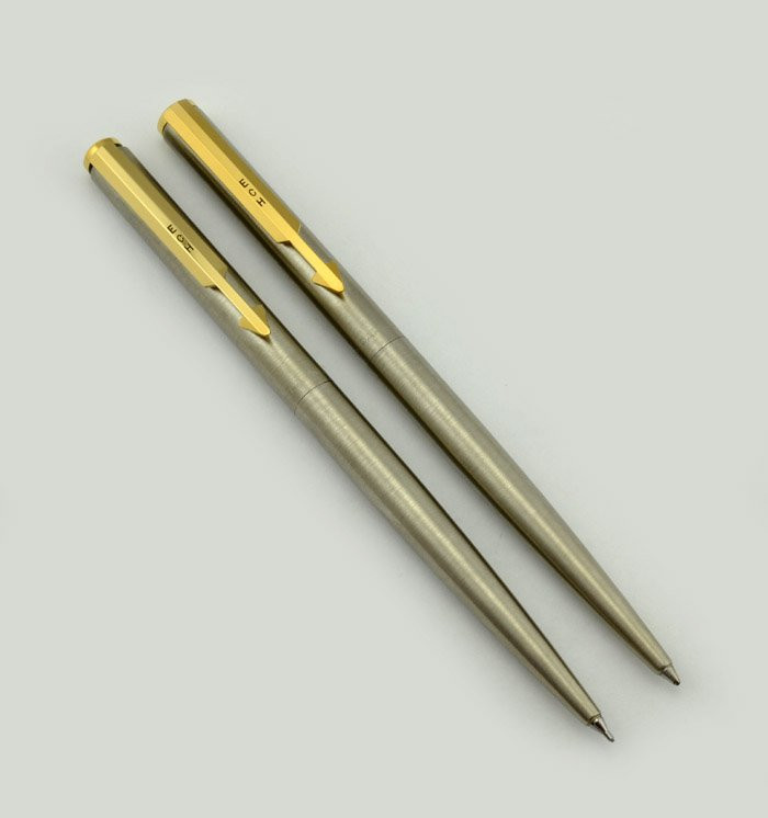 Parker Arrow Ballpoint Set - Flighter UK w Gold Trim (Near Mint
