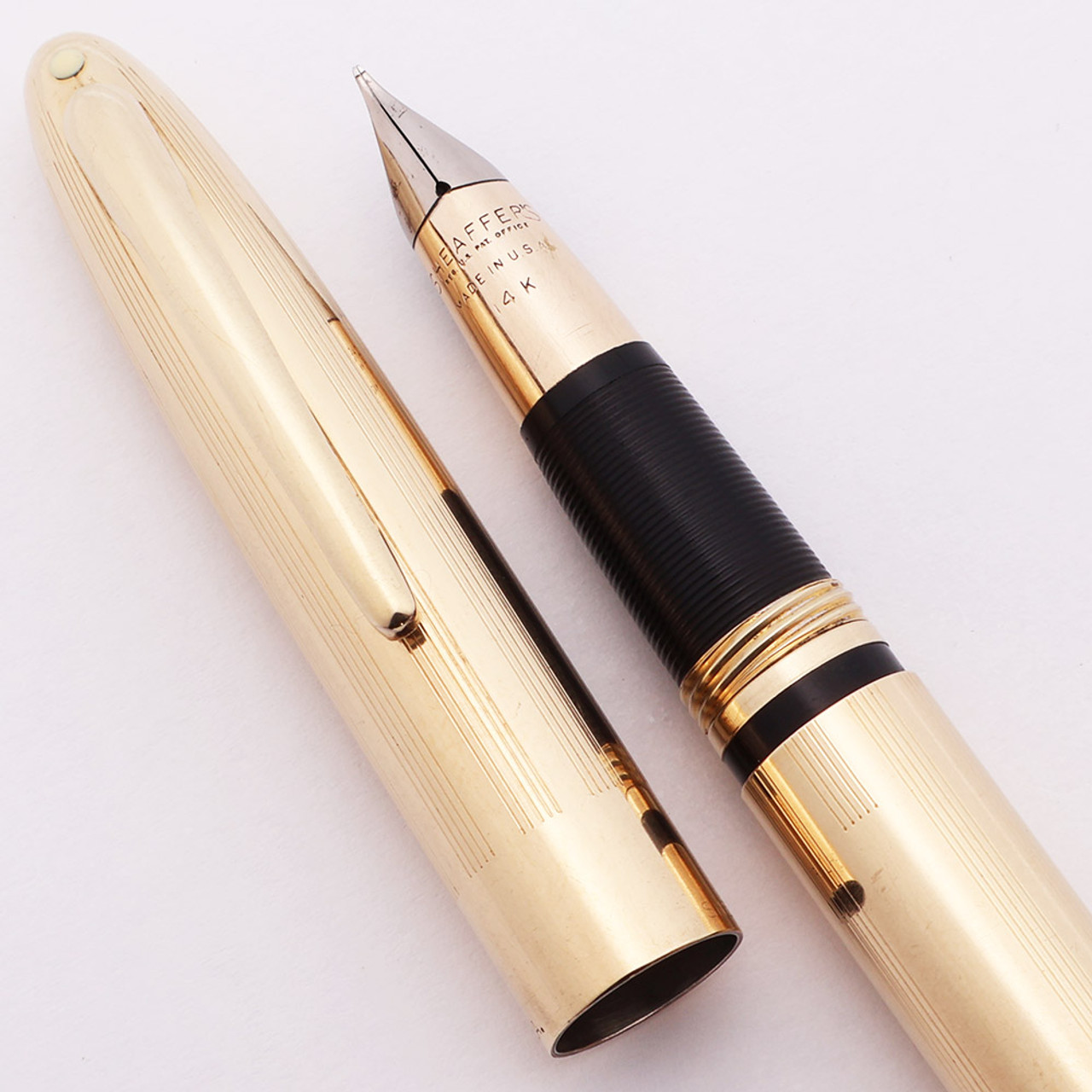 ◆SHEAFFER 万年筆 triumph　550　14k◆ Sheaffer TD Triumph Touchdown Fountain Pen (1950) - Gold