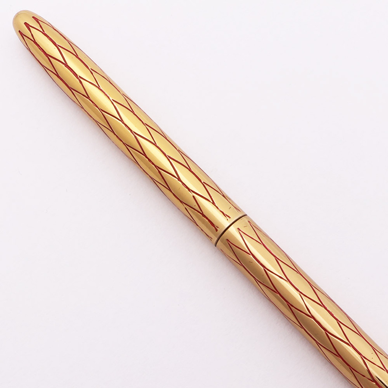Lady Sheaffer IX Skripsert Mechanical Pencil (1960s) - Gold Red Tulle, 0.9 mm Leads (Excellent, Works Well)