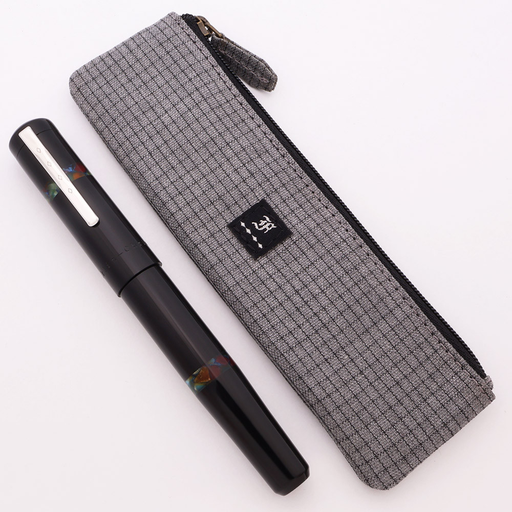 Franklin-Christoph 19 Fountain Pen - Black Cathedral, C/C, Nagahara Med CI Steel Nib (Near Mint in Box, Works Well)