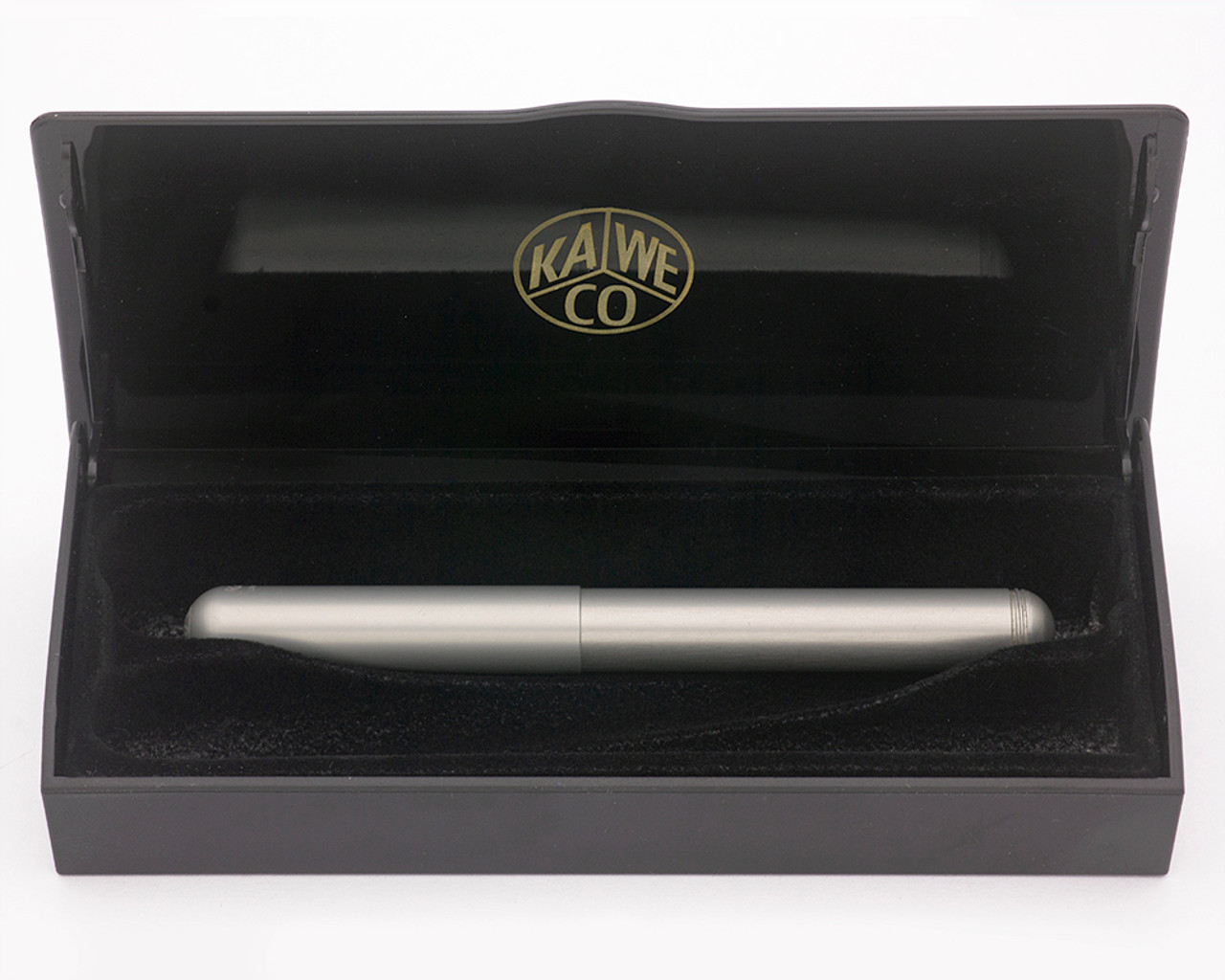 Kaweco Liliput Fountain Pen - Stainless Steel, C/C,  Fine Steel Nib (New in Box, Works Well)