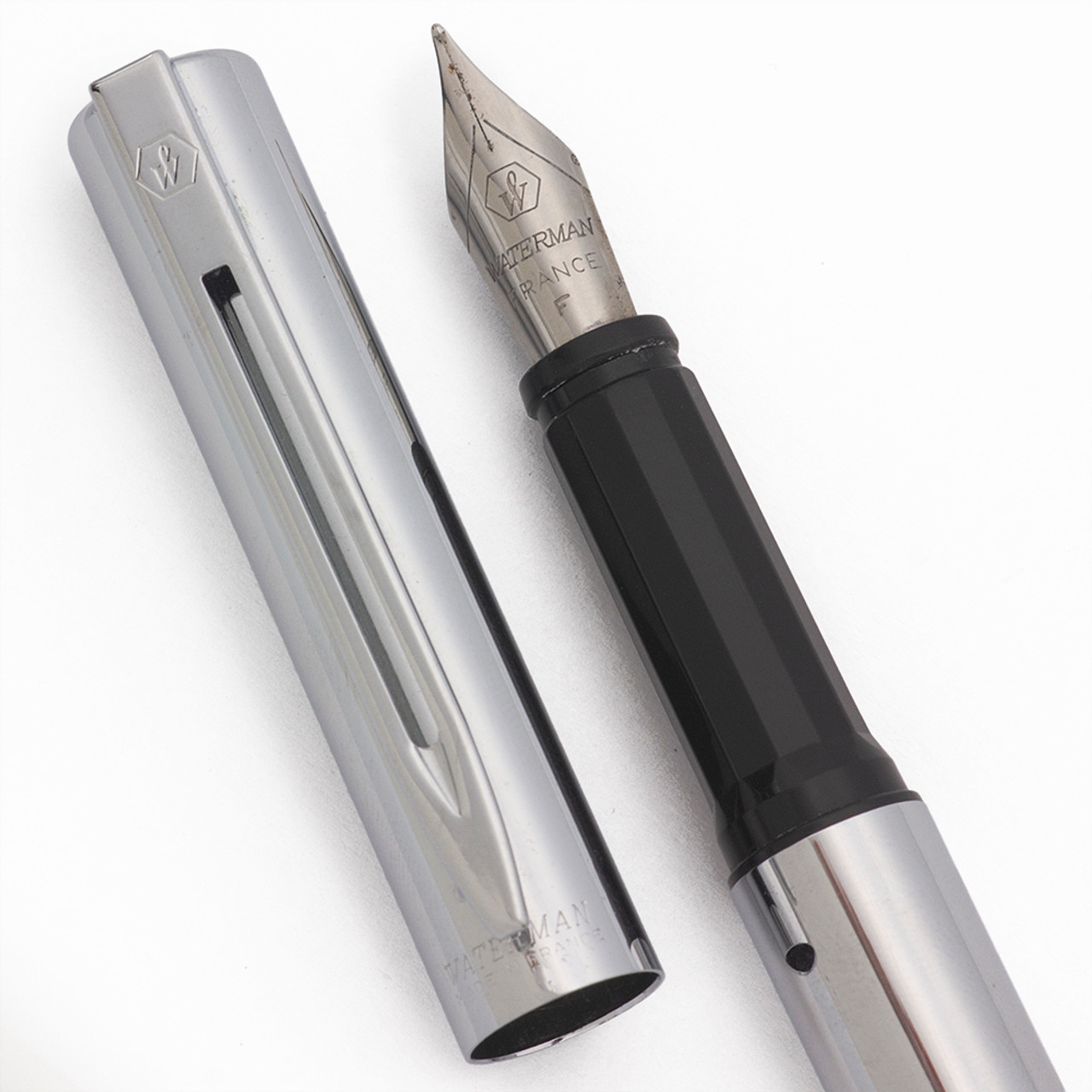 WATERMAN　　made in france CIRCA 1989 WATERMAN LE MAN 100 STERLING SILVER GODRON