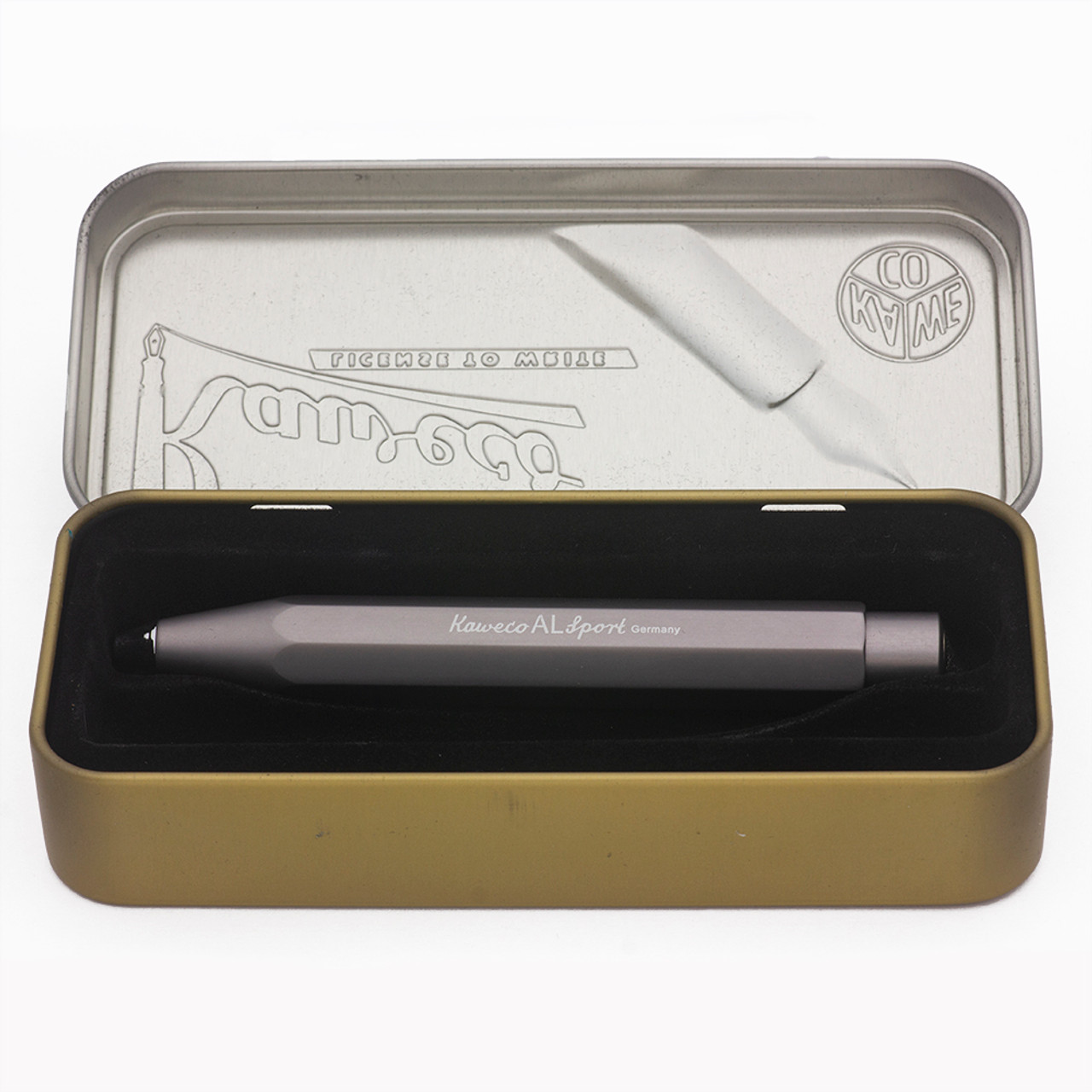 Kaweco AL Sport Ballpoint Pen - Grey, D1 Refill (Mint in Box)