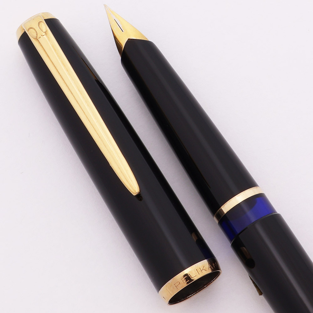 Pelikan MK 10 Fountain Pen  (1967-70) - Black,  Piston Filler, GP Fine Nib (Excellent, Works Well)