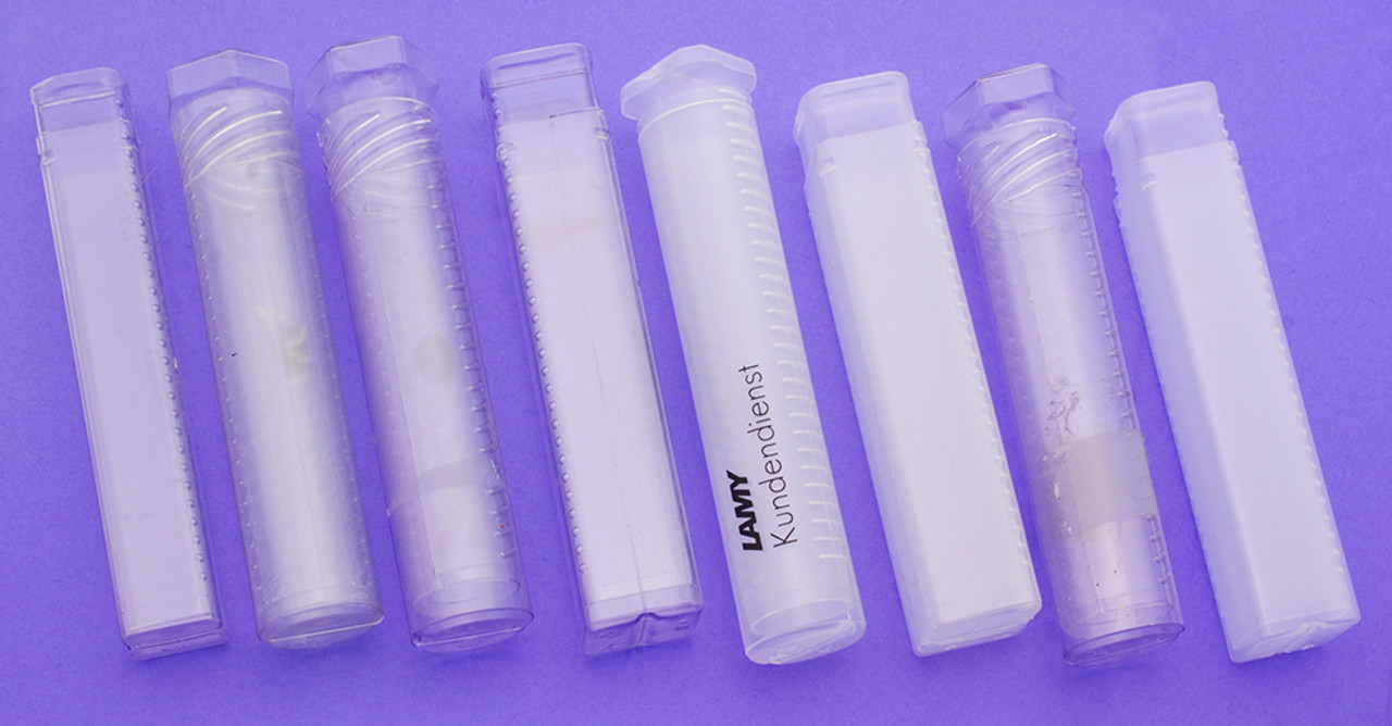 Large Pen Storage Tubes (Lot A) - Mixed Lot of 8 (Good Condition)