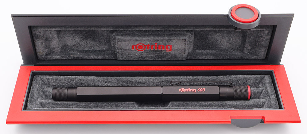 Rotring 600 Fountain Pen - 2nd Gen, Matte Black, Extra-Fine Steel Nib  (Near Mint in Box, Works Well)