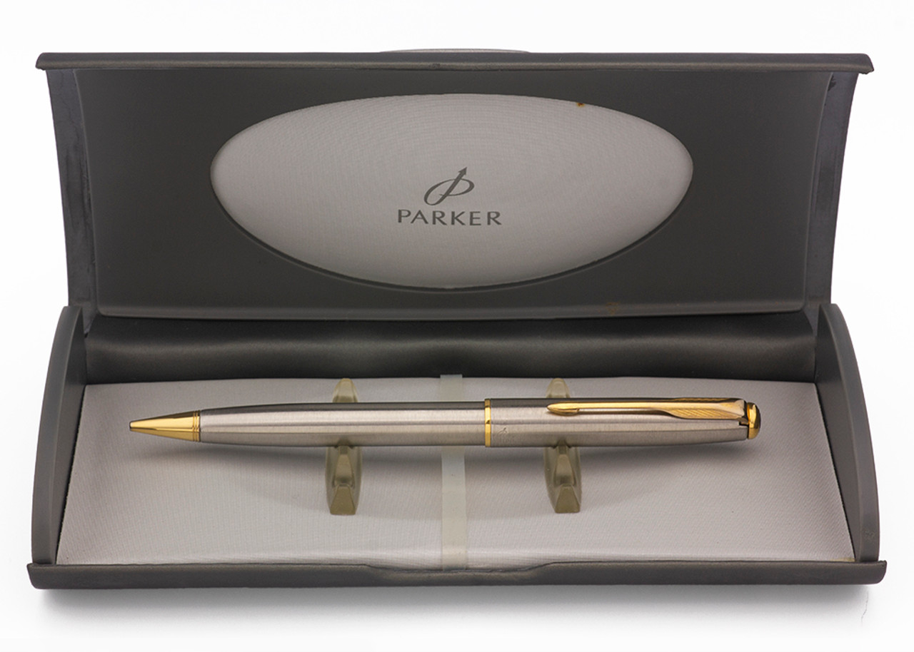 Parker Sonnet II Mechanical Pencil (France, 2001) - Flighter GT,  0.5 mm Leads (Excellent in Box, Works Well)