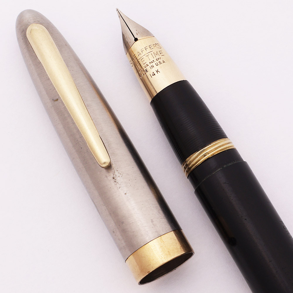 Sheaffer Sentinel Deluxe 1500 Fountain Pen - Black, Fat Version