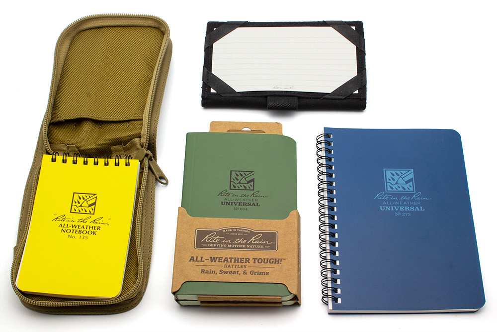 Rite In The Rain Assortment - Various Rugged Notebooks, Cases, Writing Instruments (New)