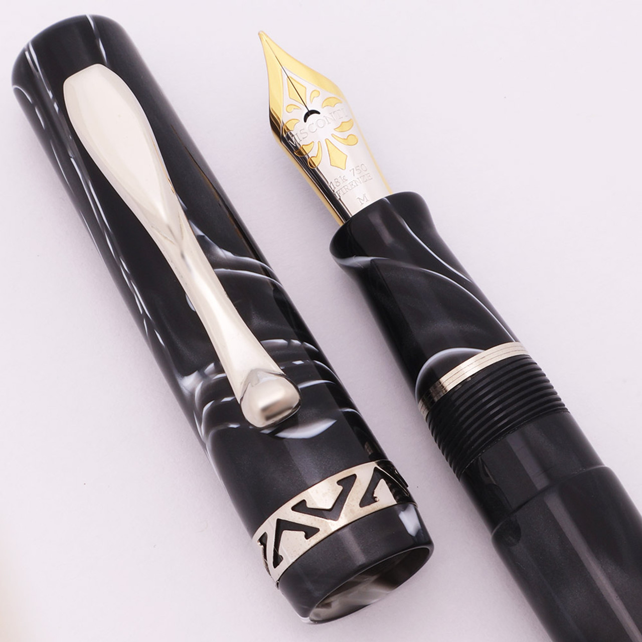 Visconti Kaleido Voyager Fountain Pen (1999) - Eclipse, C/C, 18k Medium Nib (Near Mint, Works Well) Visconti Kaleido Voyager Fountain Pen (1999) - Eclipse, C/C, 18k Medium Nib (Near Mint, Works Well)