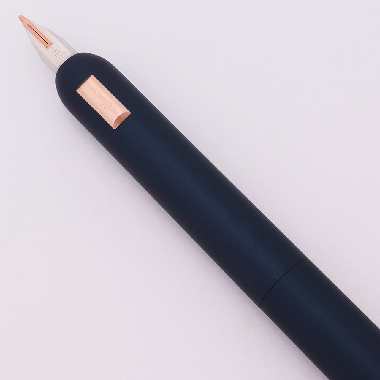 LAMY dialog（ダイアログ）CC Blue LAMY dialog cc Fountain Pen – Matte Blue, Rose Gold – The