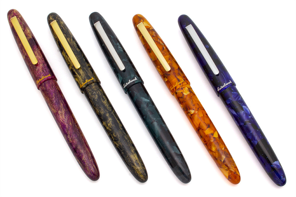 Esterbrook Estie Fountain Pens - Various Acrylics, Steel Nibs (New, Uninked, Works Well)