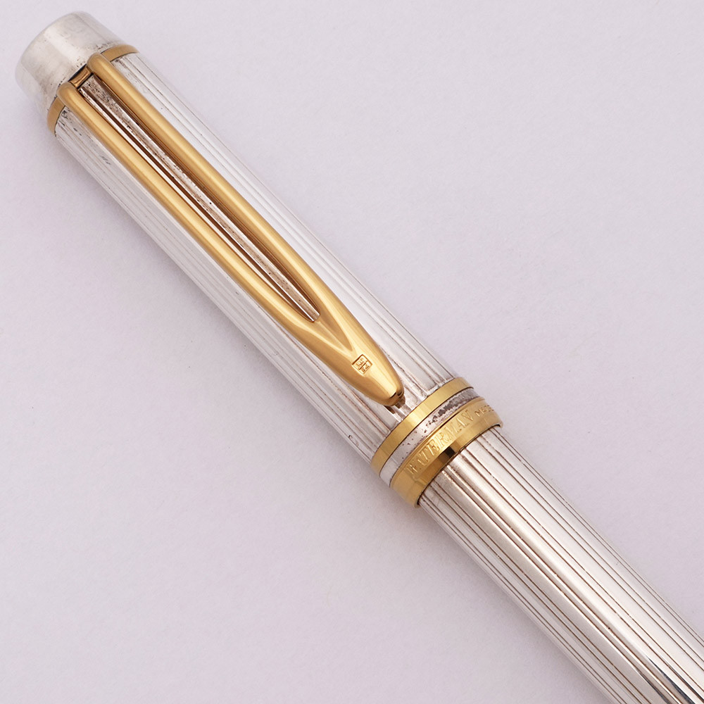 Waterman Le Man 100 Ballpoint Pen (1990s) - Silver 
