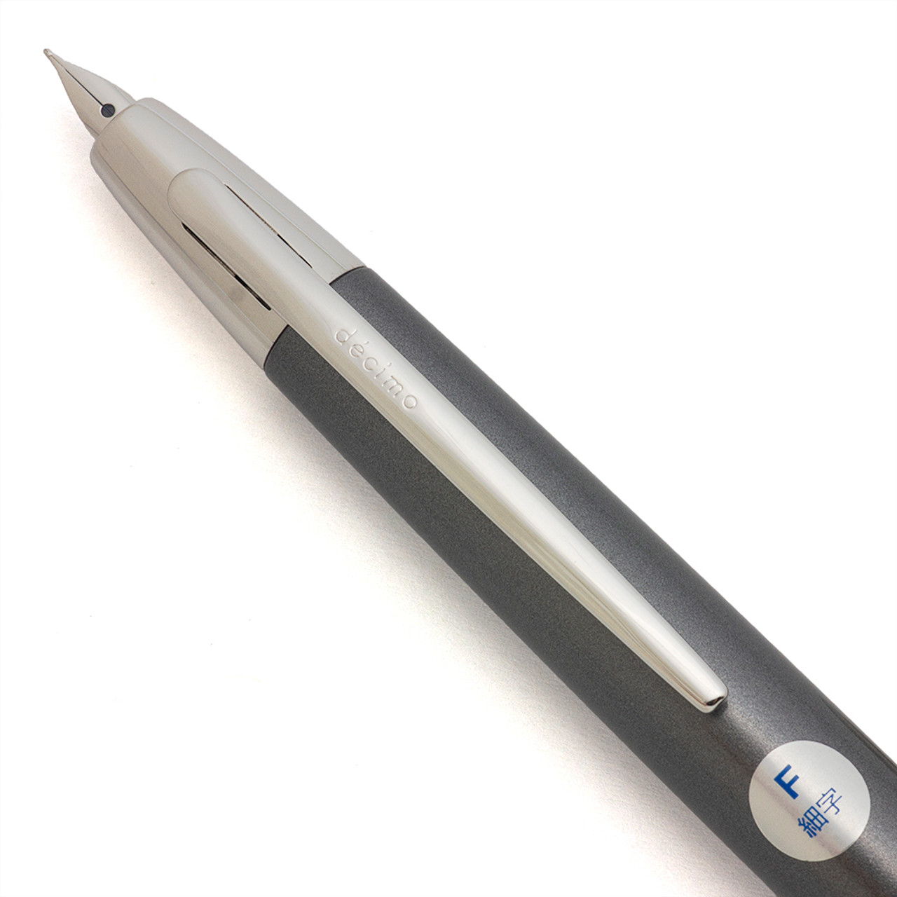 Pilot Decimo Vanishing Point (2020) - Metal Grey w Chrome Trim, C/C, Fine 18k Nib (Mint, Never Inked) Pilot Decimo Vanishing Point (2020) - Metal Grey w Chrome Trim, C/C, Fine 18k Nib (Mint, Never Inked)