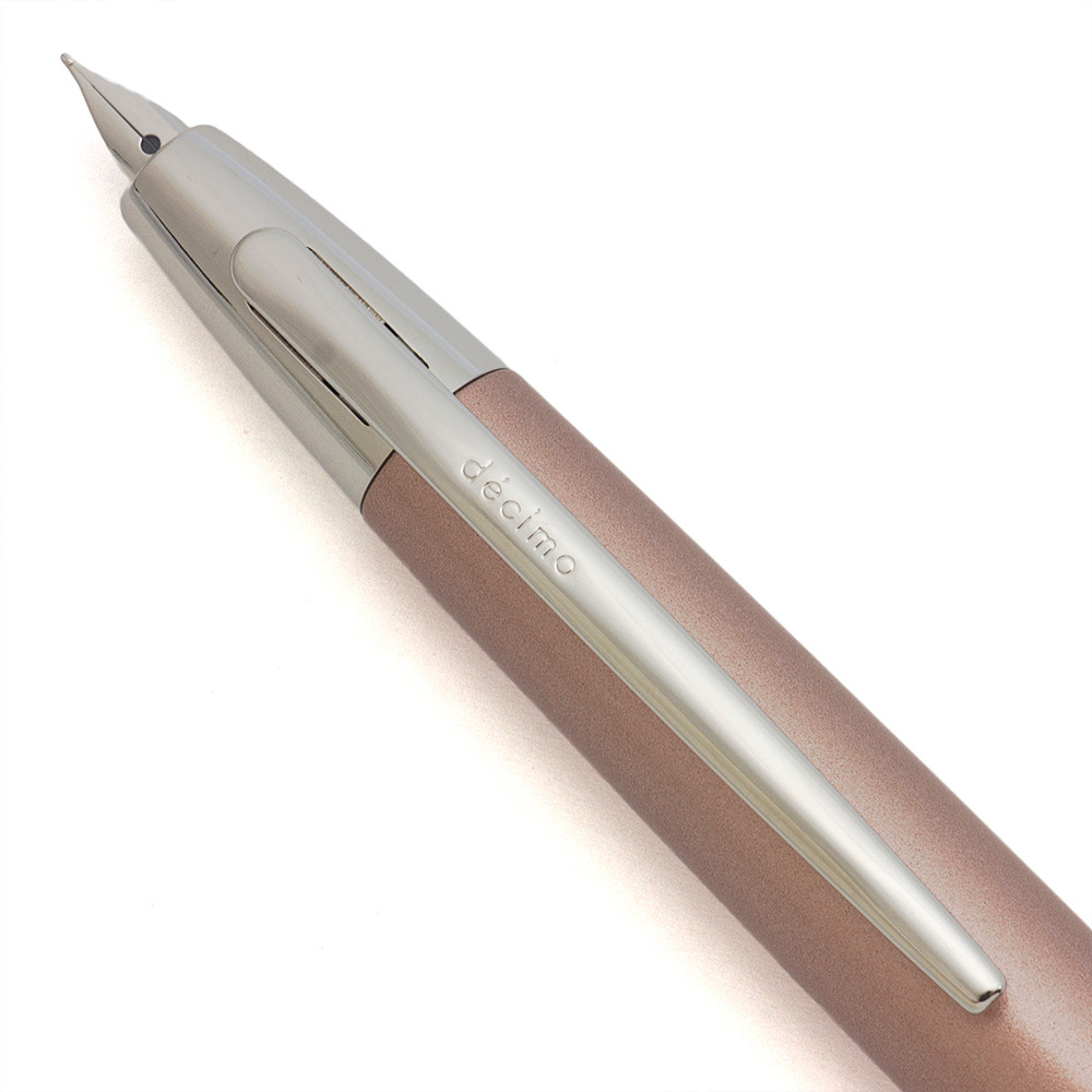 Pilot Decimo Vanishing Point (2020) - Champagne w Chrome Trim, C/C, Fine 18k Nib (Mint, Never Inked)
