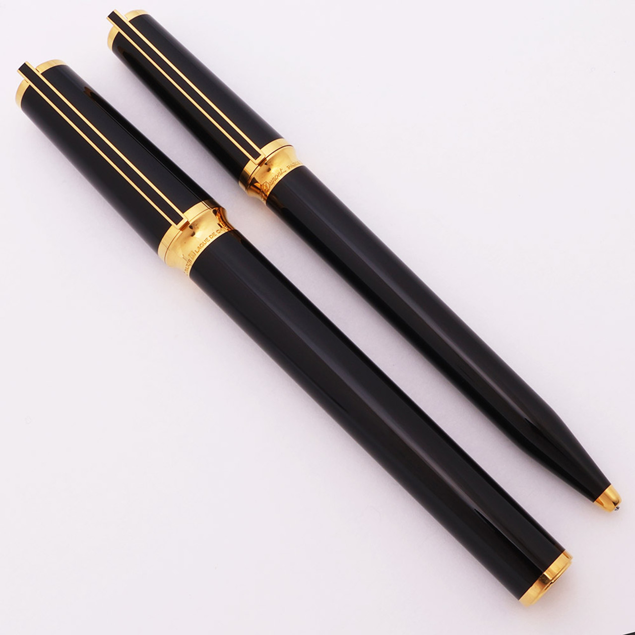 S.T. Dupont ブラック ゴールド 万年筆 18k S.T. Dupont ブラック ゴールド 万年筆 18k