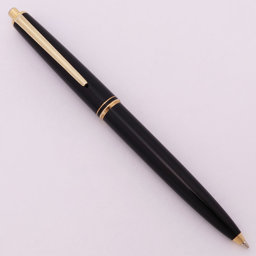 Montblanc 26/36/251 Mechanical Pencil (1960-70s) - Black w Gold Trim, 0.5mm Leads (Excellent, Works Well)