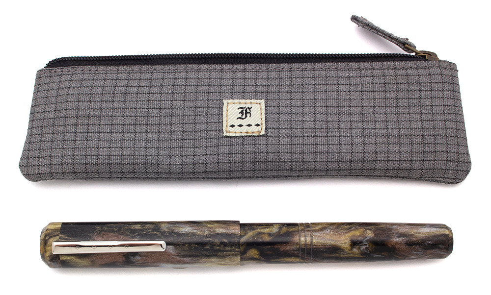 Franklin-Christoph Model 31 Limited Edition Fountain Pen (2022) - Delphinus w/Silver Trim, C/C,  Fine Steel Nib (Excellent +, Works Well)