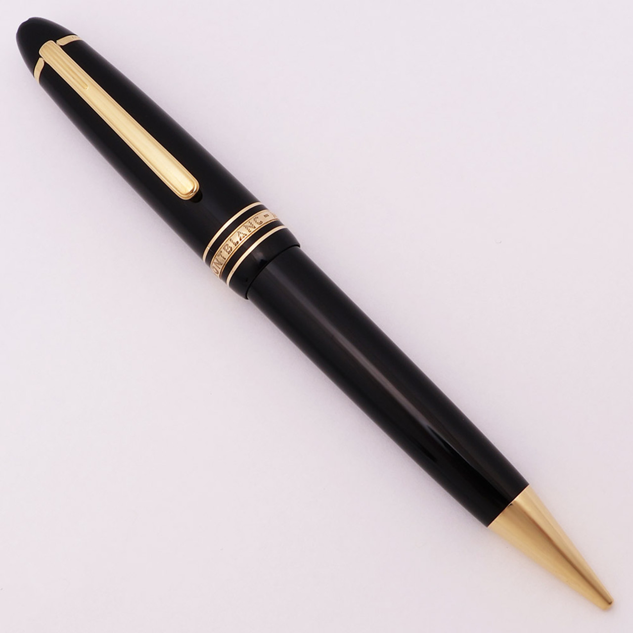 Montblanc Meisterstuck 167 Mechanical Pencil (Germany)  - Black w GT, 0.9mm Lead (Excellent, Works Well)