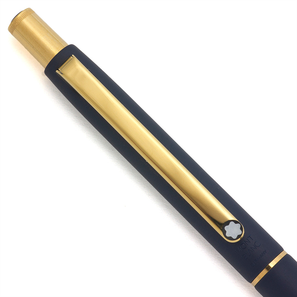 Montblanc Slimline Mechanical Pencil (post-1992) - Matte Blue with
