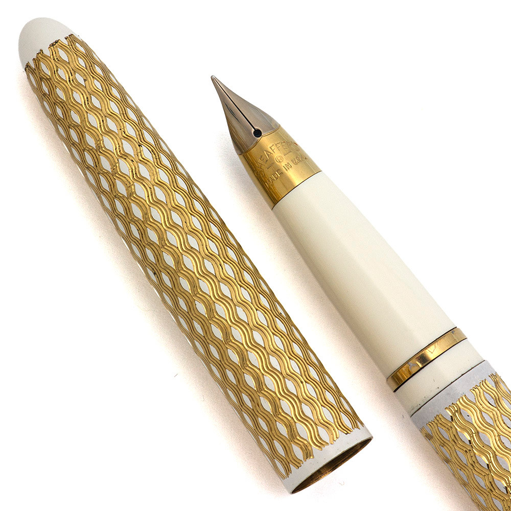 Lady Sheaffer V Skripsert (1960s) - White Paisley, Cartridge Only